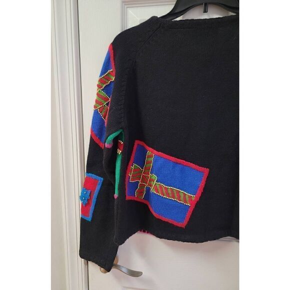 Vintage Michael Simon Holiday Gifts BowUgly Holiday Collectible Sweater M - Picture 12 of 12